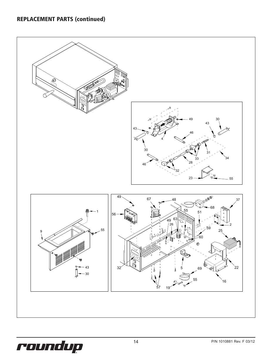 Replacement parts (continued) | A.J. Antunes & Co MS-150 9100429 User Manual | Page 14 / 16
