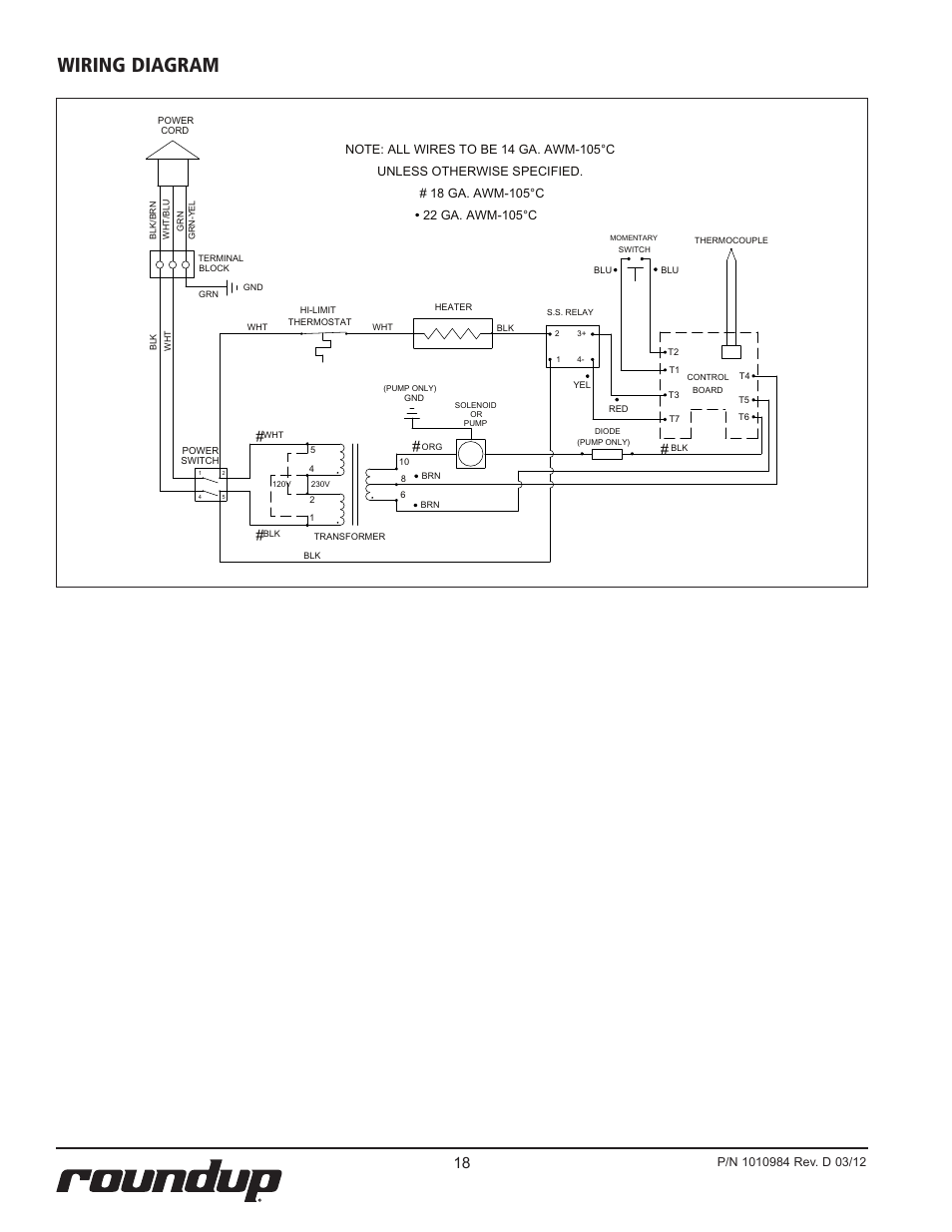 Wiring diagram | A.J. Antunes & Co MS-250 9100439 User Manual | Page 18 / 20