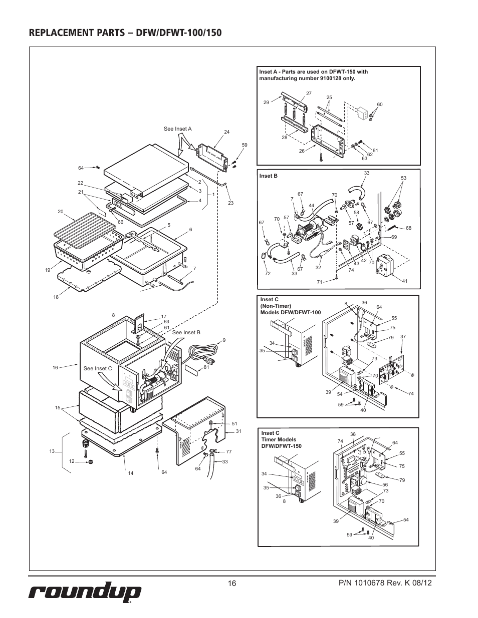 A.J. Antunes & Co DFWF-250 9100156 User Manual | Page 16 / 24