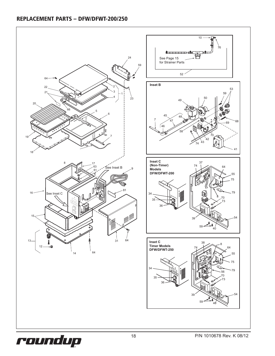 A.J. Antunes & Co DFWF-250 9100156 User Manual | Page 18 / 24