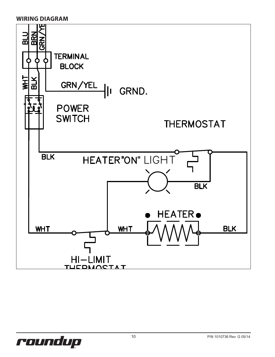 Light | A.J. Antunes & Co HDH-4 9300130 User Manual | Page 10 / 20