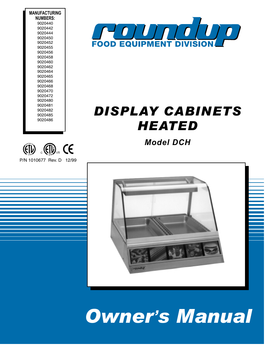A.J. Antunes & Co DCH-22 9020485 User Manual | 22 pages
