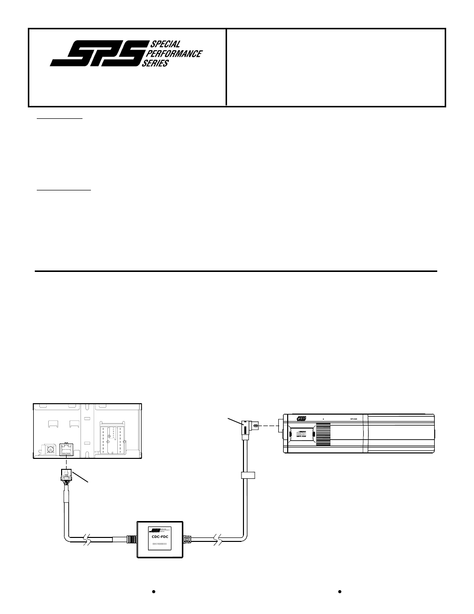 Audiovox CDC-FDC User Manual | 1 page