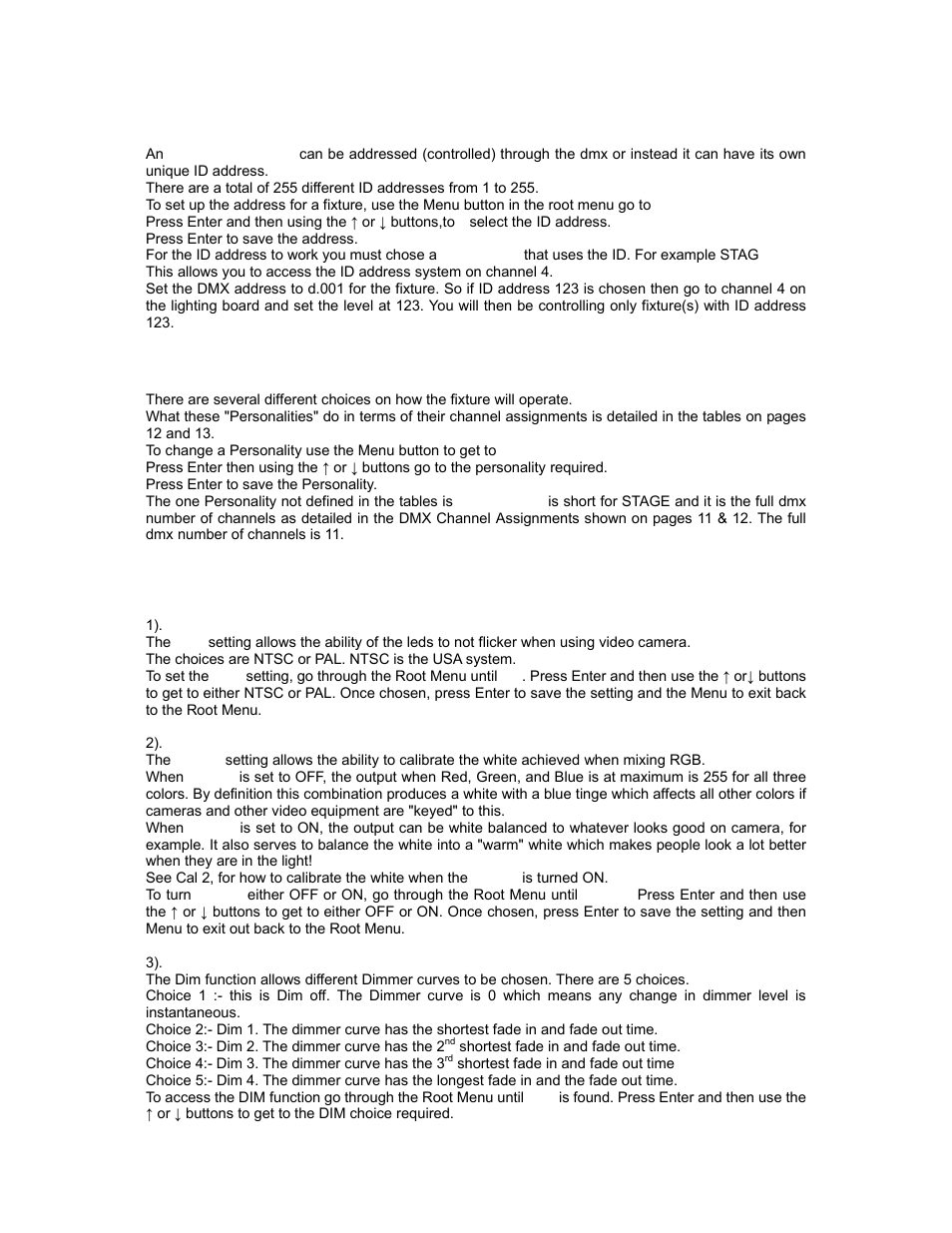 elektraLite eyeBall QUAD 7x12w LEDs User Manual | Page 7 / 14