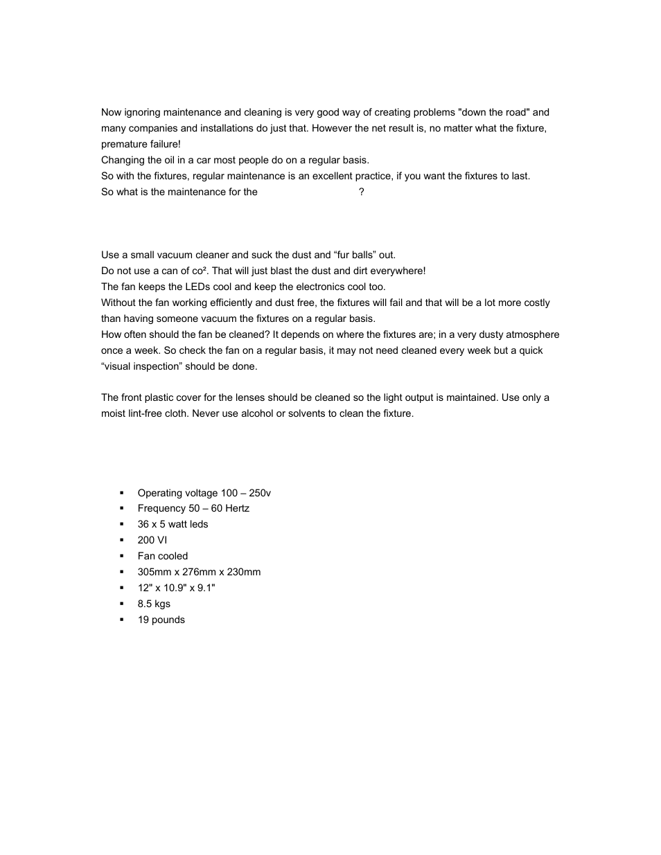 elektraLite Variable White Dazer User Manual | Page 11 / 13