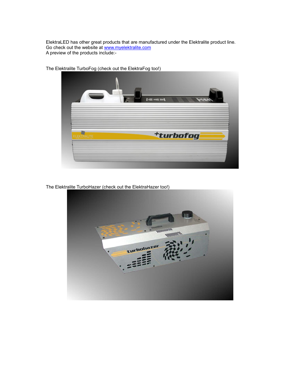 elektraLite Dazer Theatrical White User Manual | Page 12 / 13