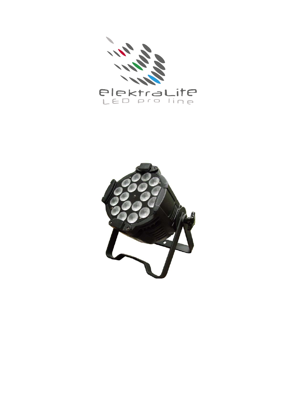 elektraLite 1018 QUAD 18-12w QUAD LED User Manual | 19 pages