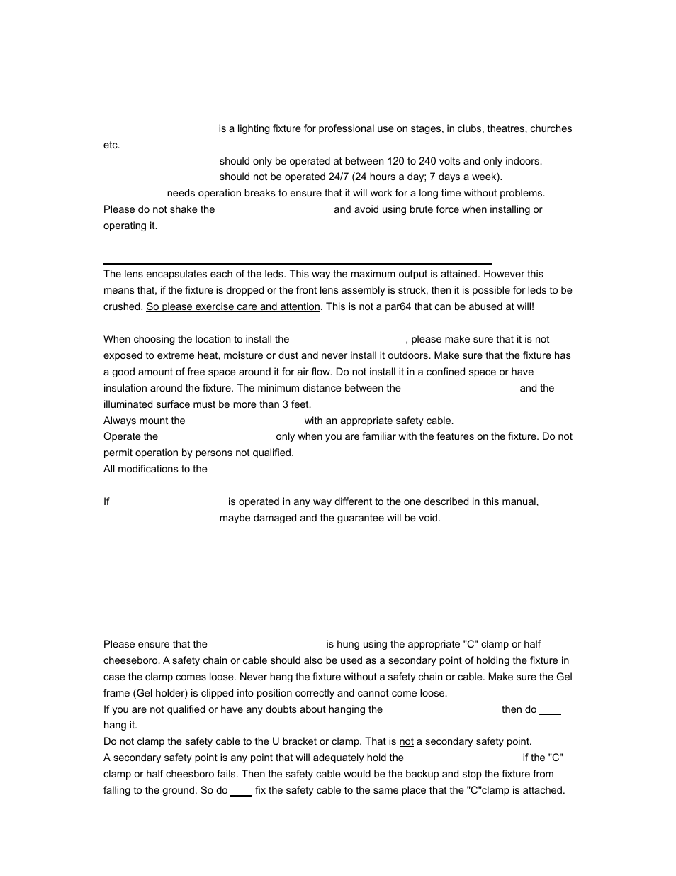 elektraLite 1018 RGBWA (5-in-1) User Manual | Page 3 / 18