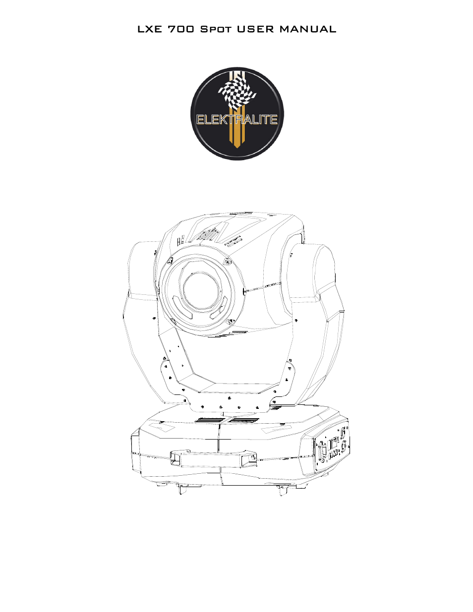 elektraLite LXE 700 Spot User Manual | 20 pages