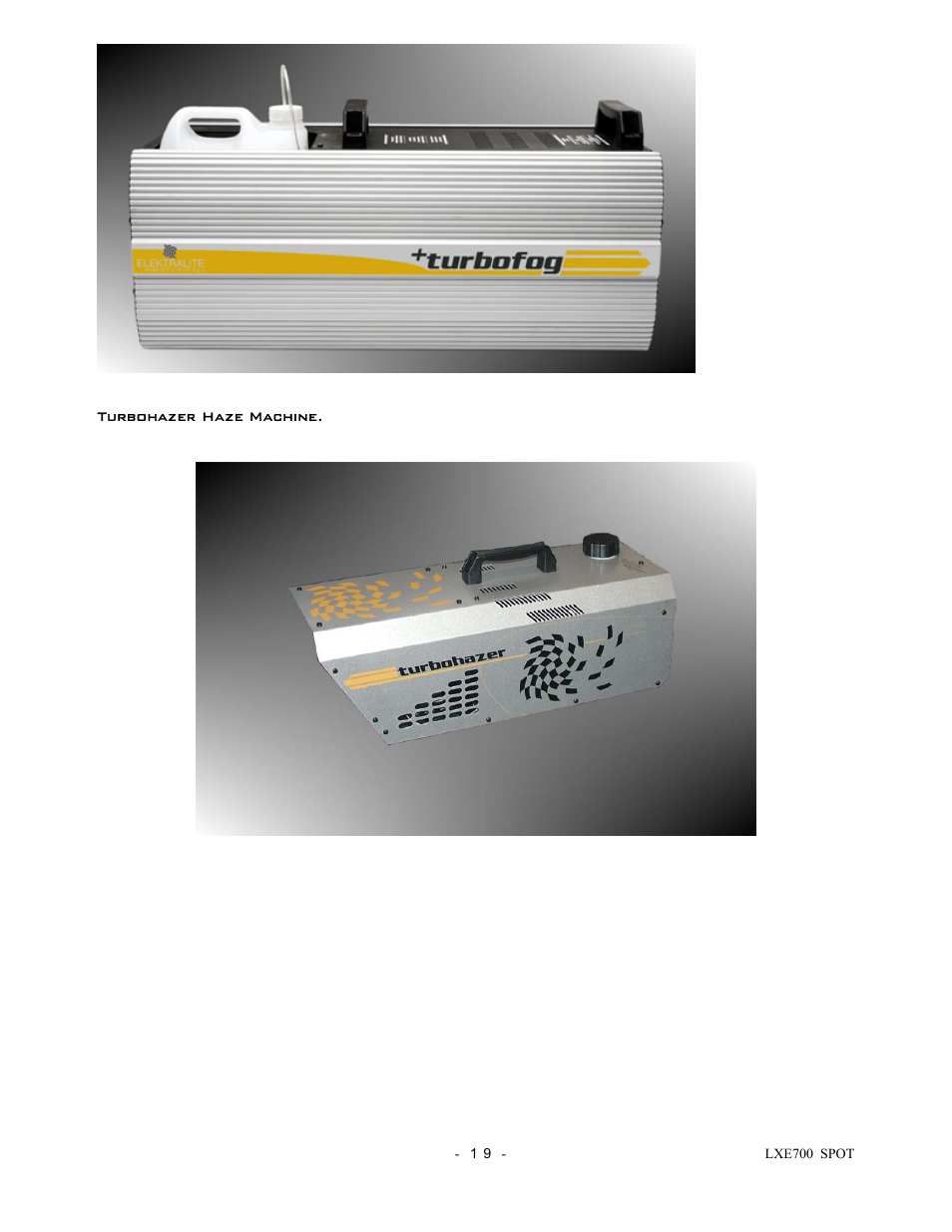 elektraLite LXE 700 Spot User Manual | Page 20 / 20