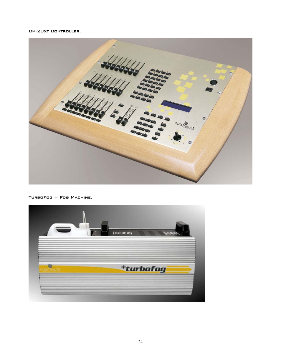 elektraLite MY 250 User Manual | Page 25 / 25