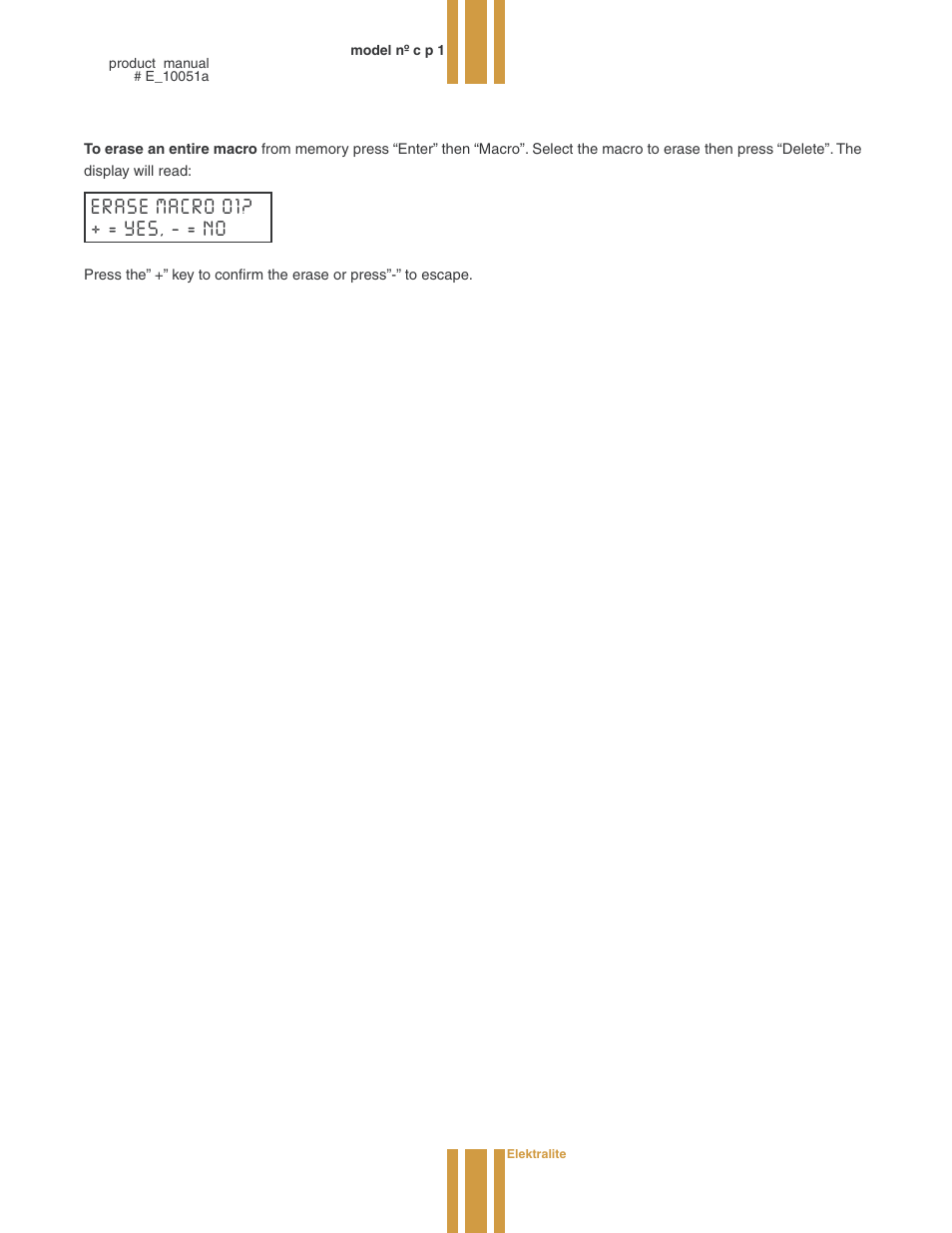 elektraLite CP1 User Manual | Page 12 / 25