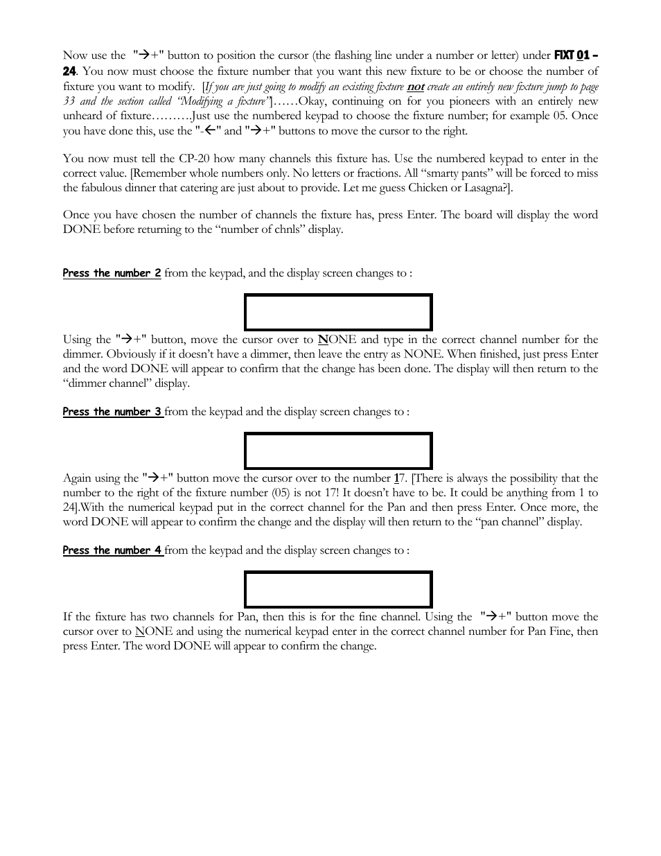 elektraLite CP20 User Manual | Page 34 / 55