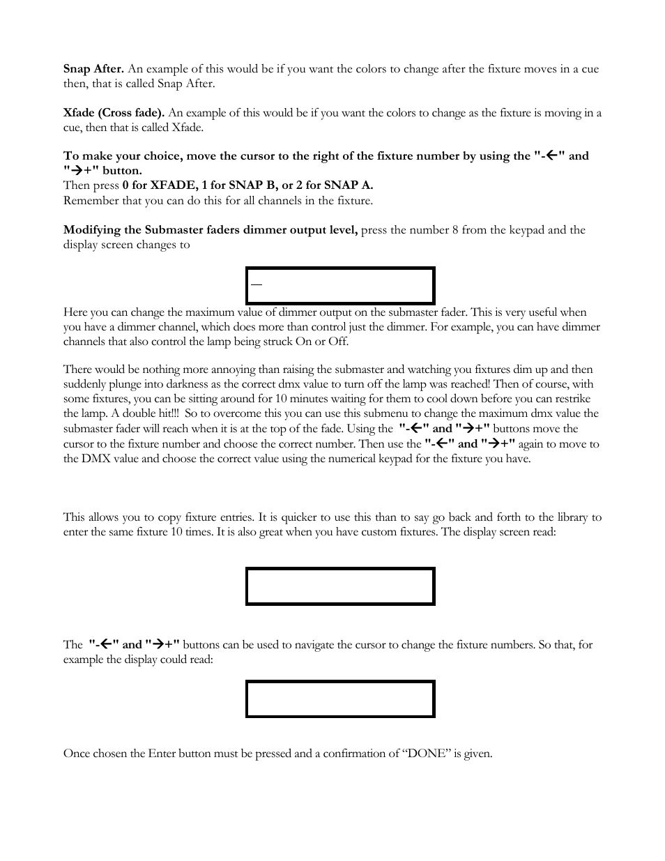 Copy fixture | elektraLite CP20 User Manual | Page 38 / 55