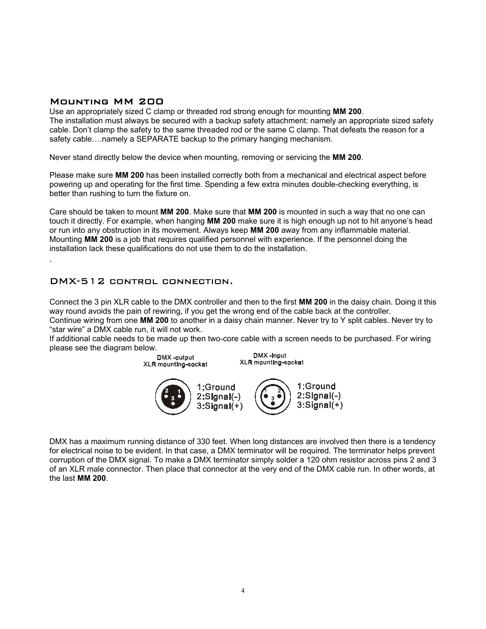 elektraLite MM 200 User Manual | Page 5 / 10