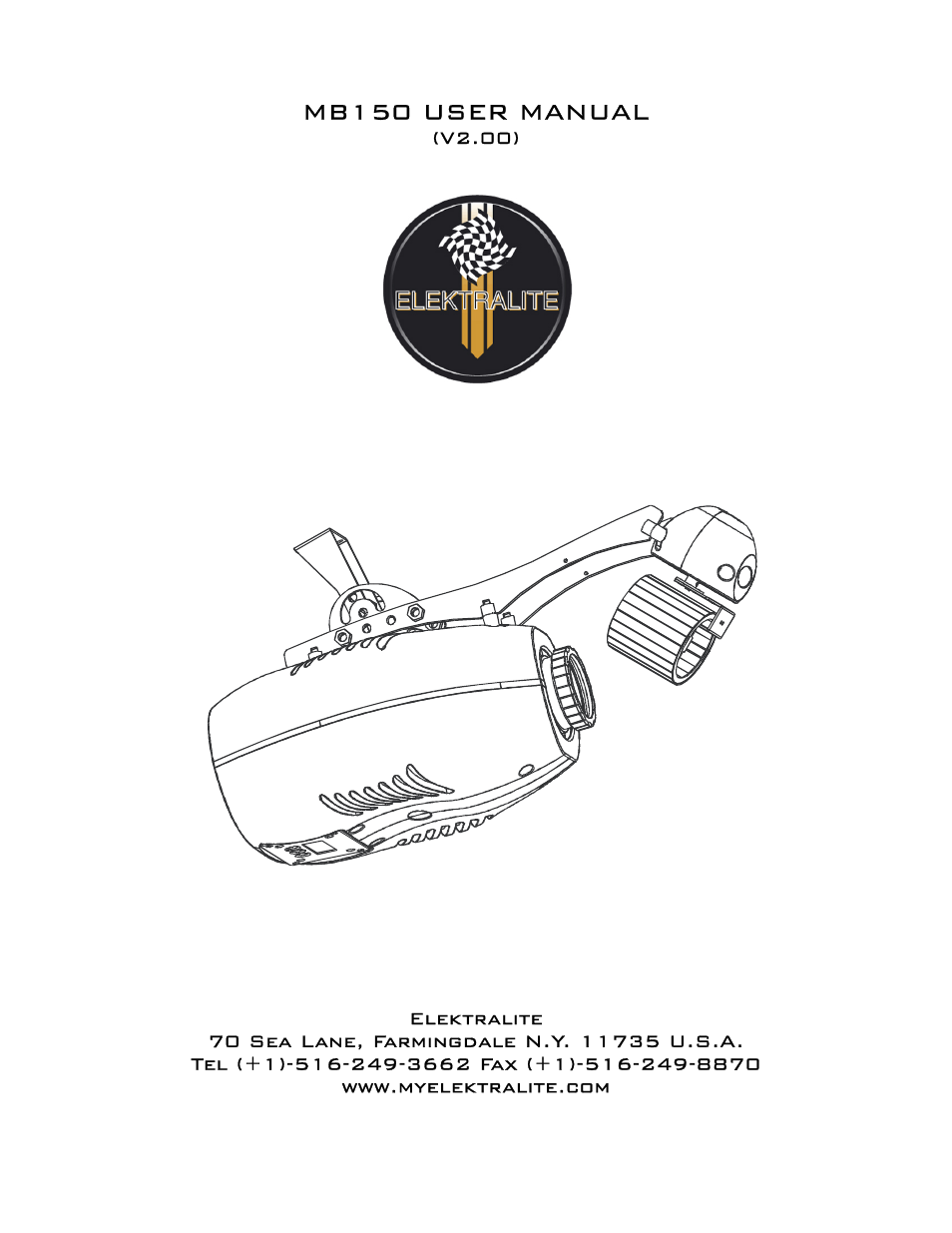 elektraLite MB 150 User Manual | 19 pages