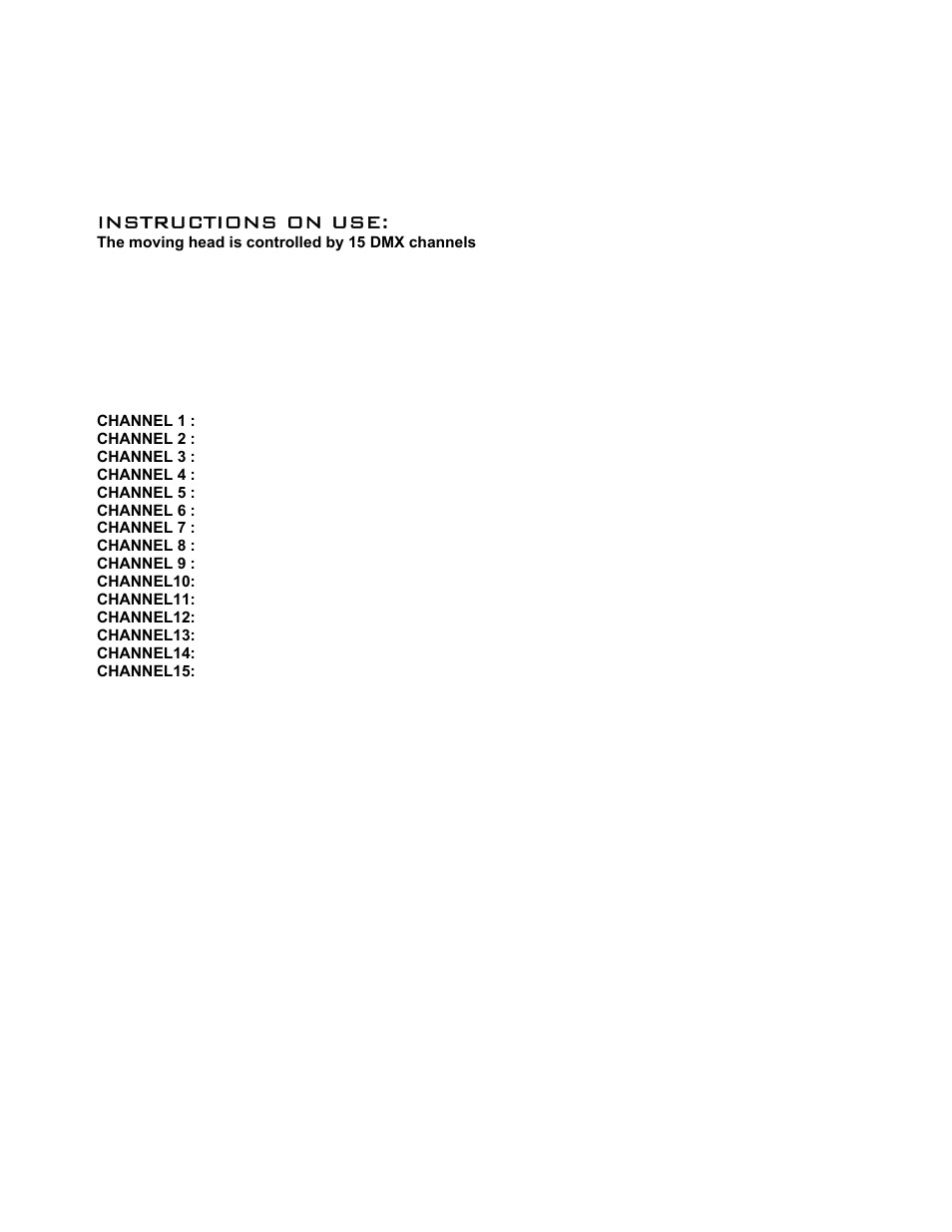 Instructions on use | elektraLite MY 250I User Manual | Page 18 / 25