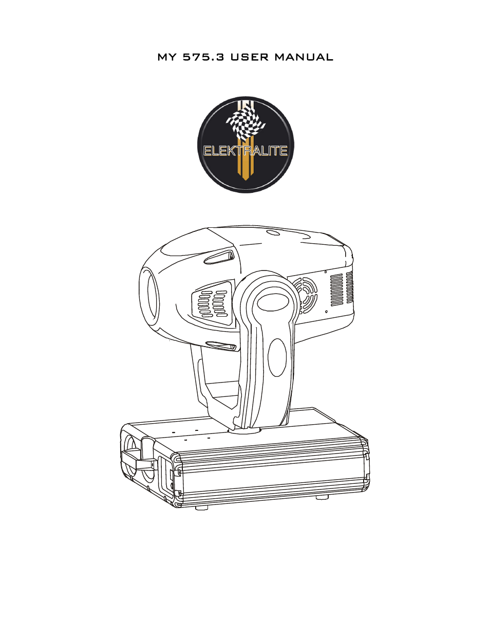 elektraLite Moving Yoke 120v Spot User Manual | 27 pages