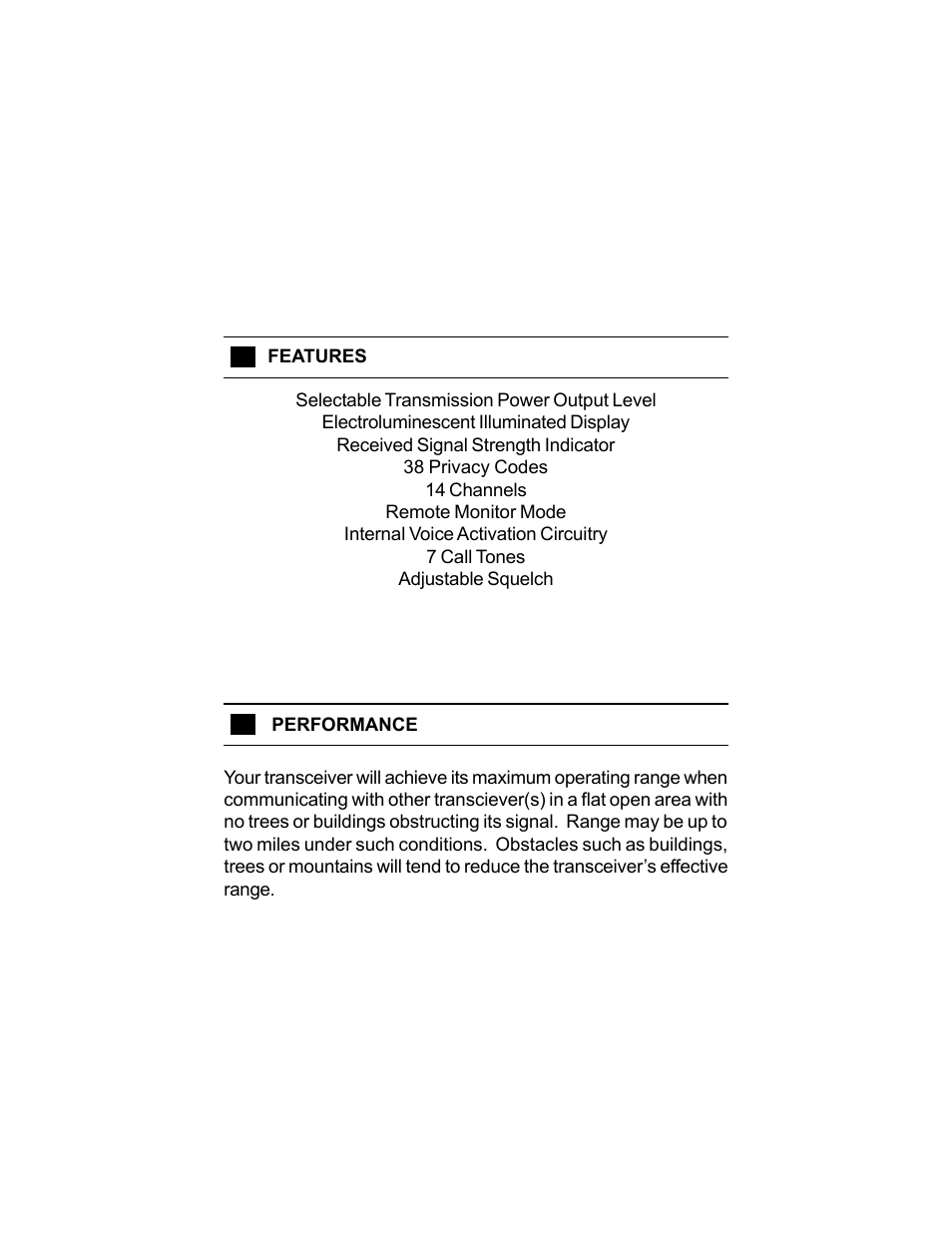 Audiovox FR-314 User Manual | Page 3 / 30