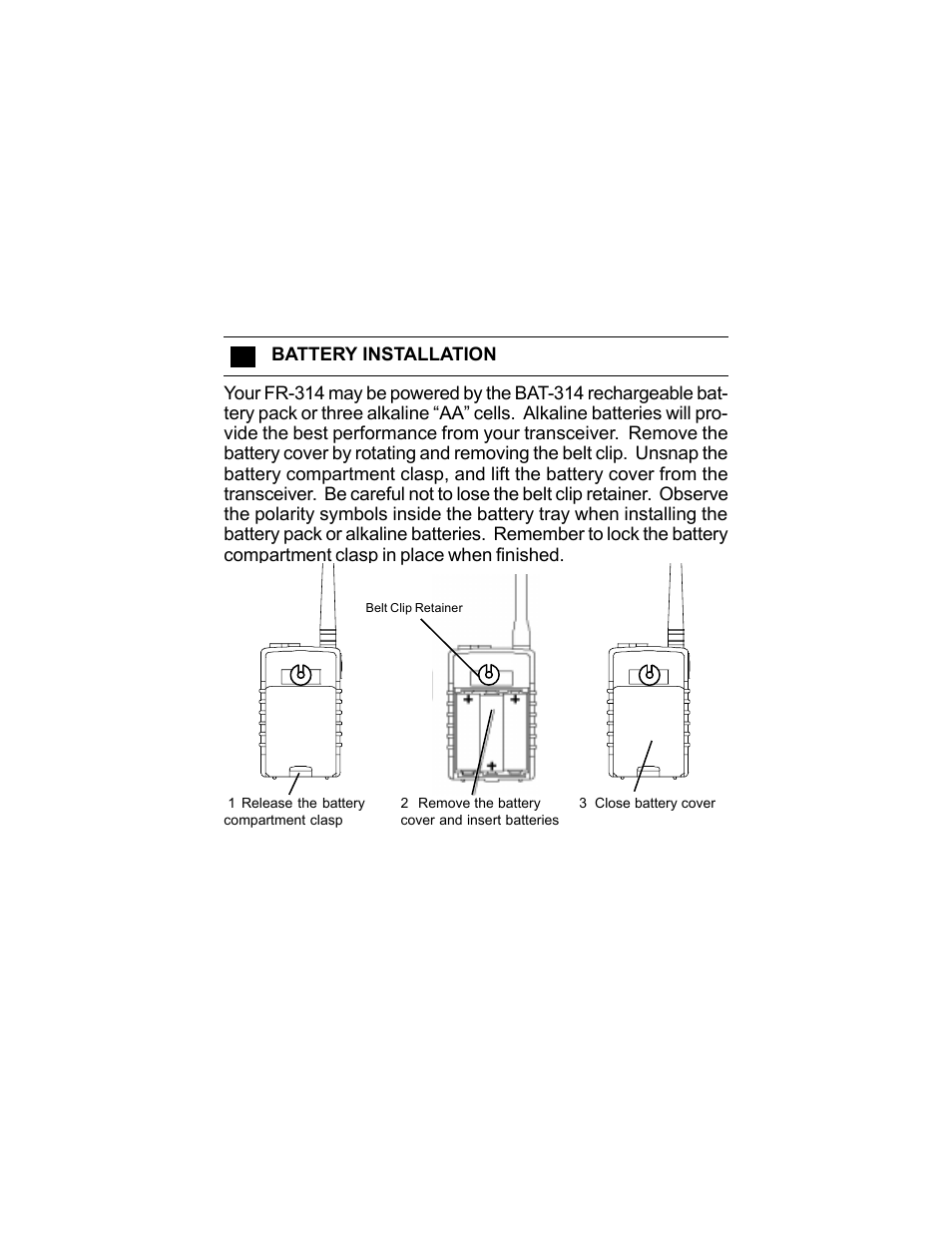 Audiovox FR-314 User Manual | Page 4 / 30