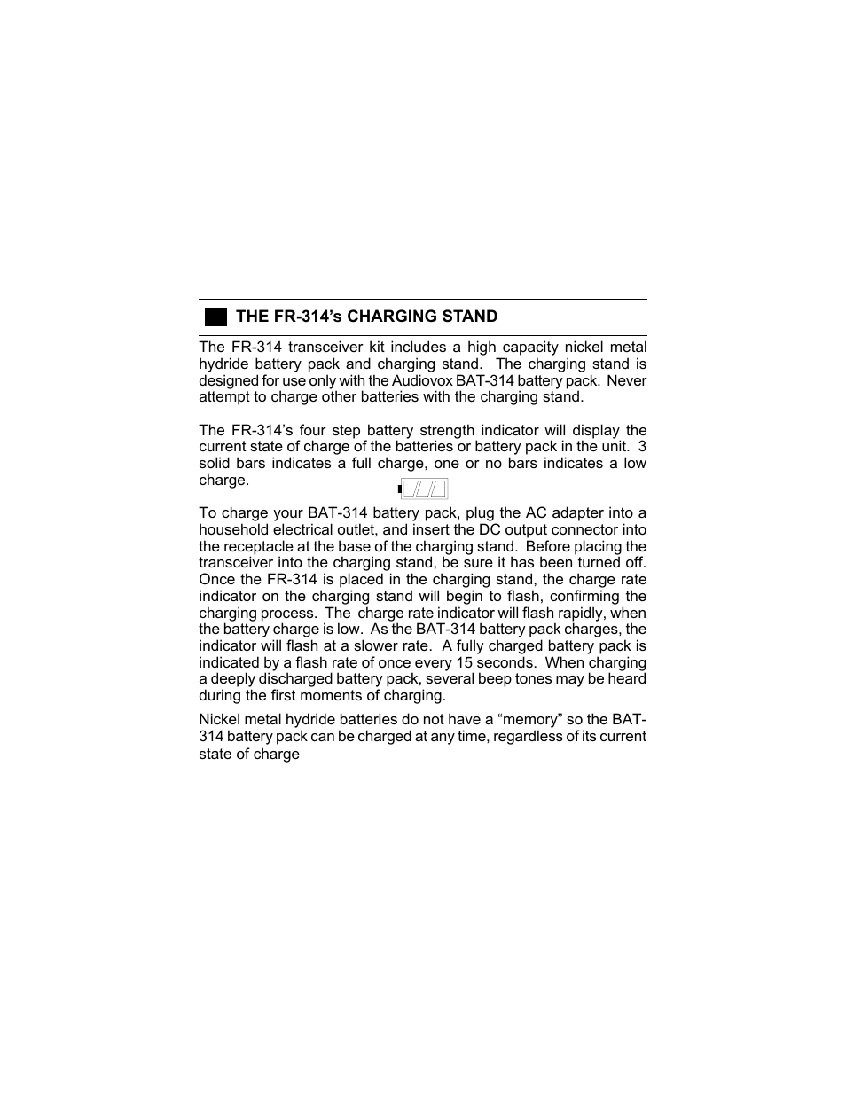 Audiovox FR-314 User Manual | Page 5 / 30