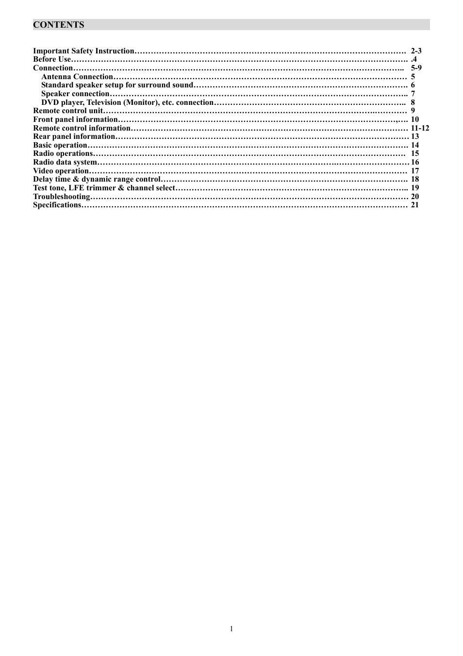 Ferguson AV-660 User Manual | Page 2 / 23