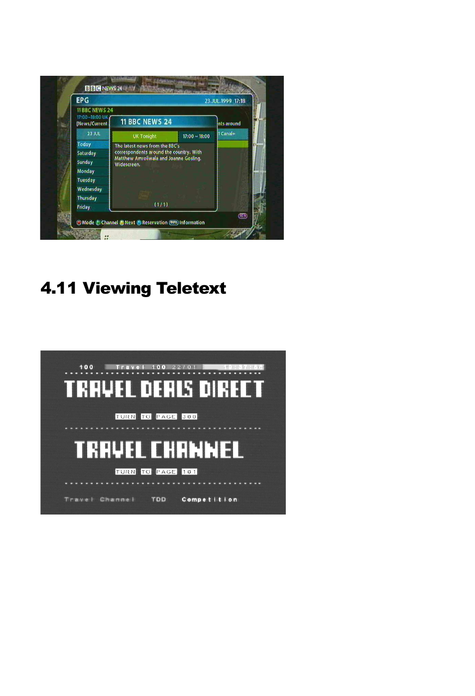 11 viewing teletext | Ferguson AC-8000 HD User Manual | Page 40 / 55