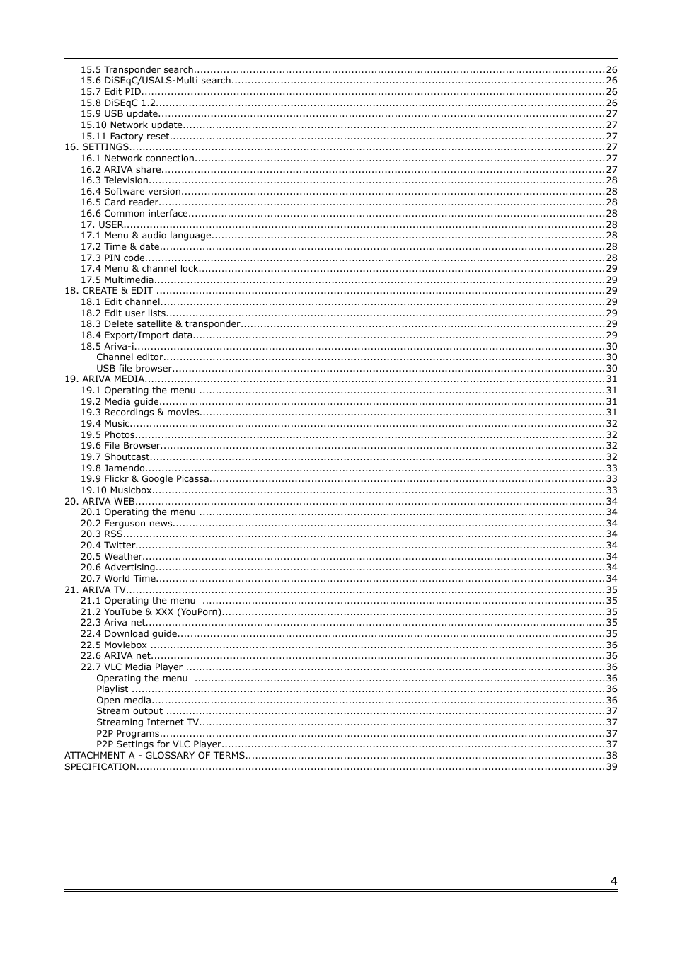 Ferguson Ariva Link TT User Manual | Page 4 / 39