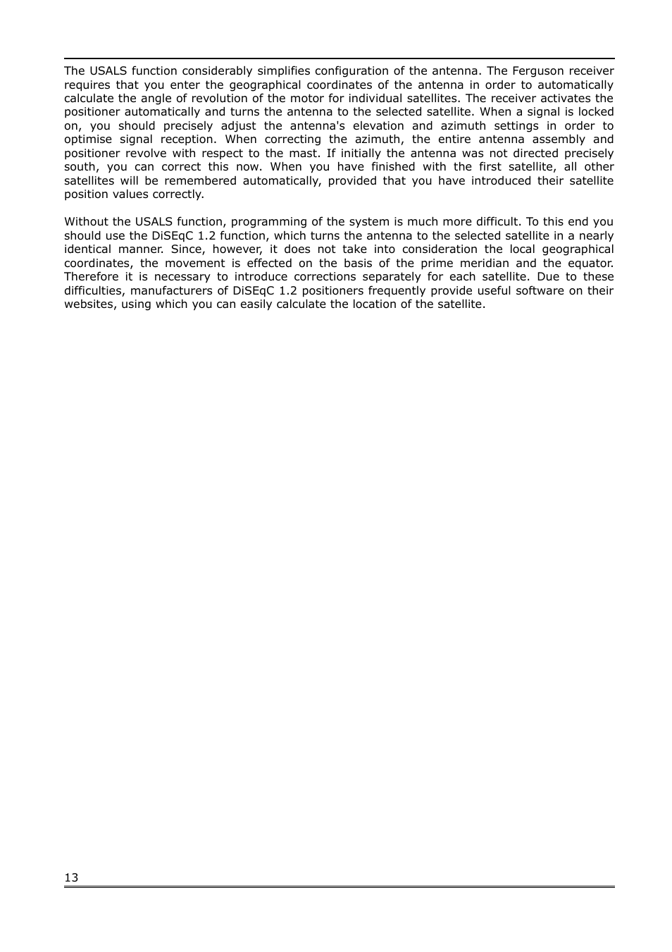 Ferguson Ariva Link 200 User Manual | Page 13 / 45