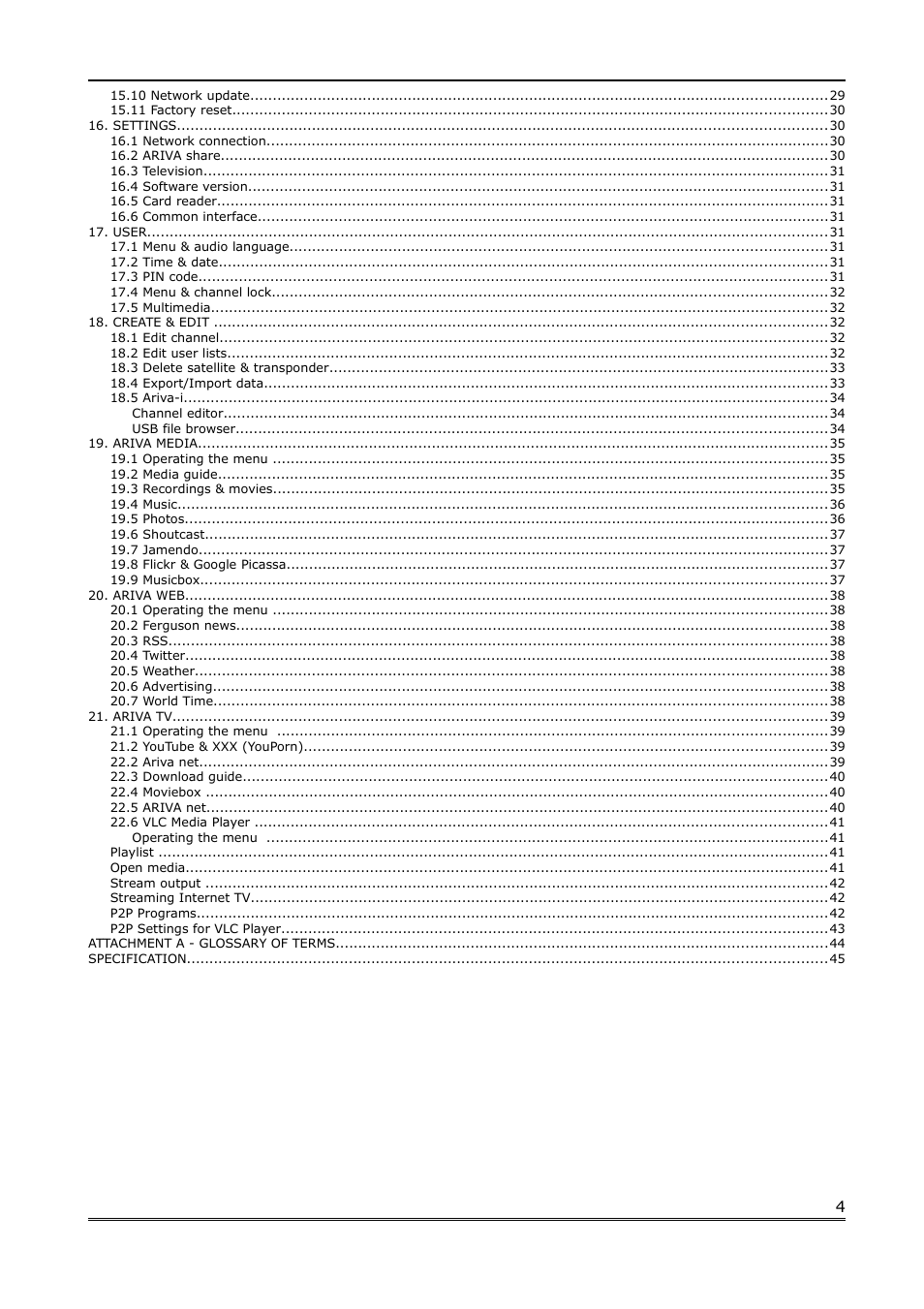 Ferguson Ariva Link 200 User Manual | Page 4 / 45