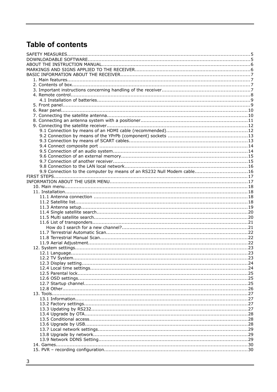 Ferguson Ariva 220Combo User Manual | Page 3 / 52