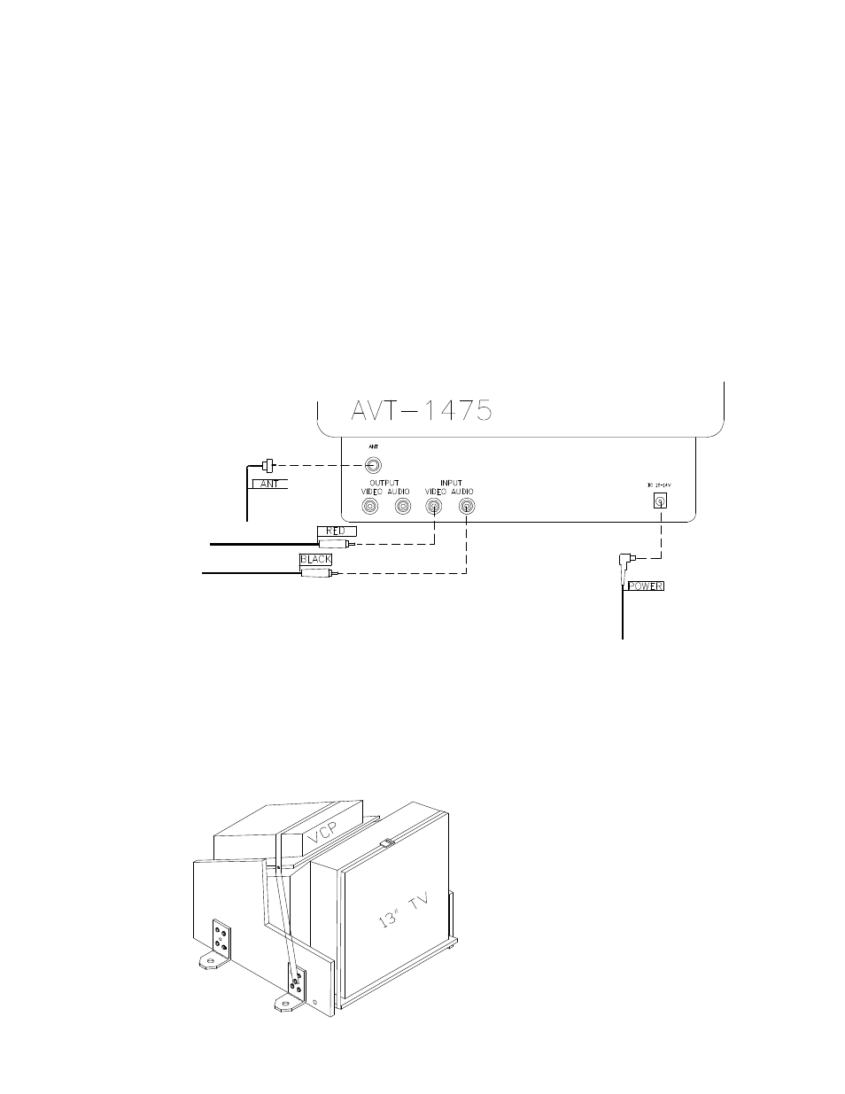 Step 5) install the tv into the console | Audiovox K-13 User Manual | Page 9 / 10