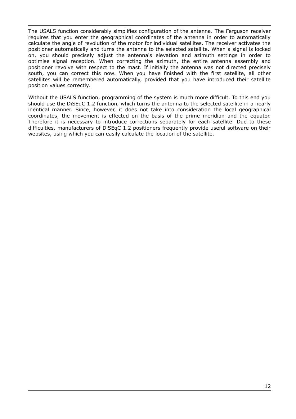 Ferguson Ariva 200 User Manual | Page 12 / 60