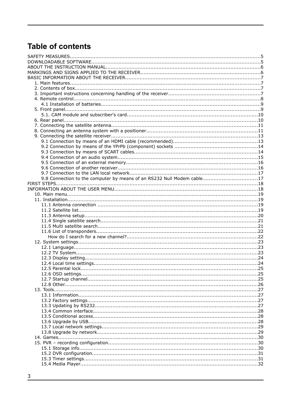 Ferguson Ariva 200 User Manual | Page 3 / 60