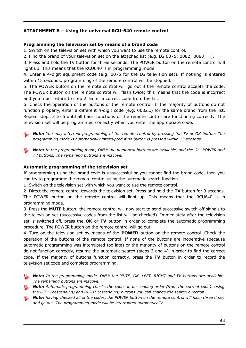 Ferguson Ariva 200 User Manual | Page 44 / 60