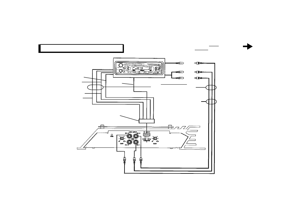 Channel input wiring diagram, Important | Audiovox AMP-610 User Manual | Page 12 / 16