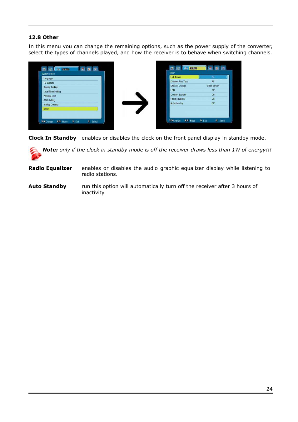 8 other | Ferguson Ariva 100E User Manual | Page 24 / 41