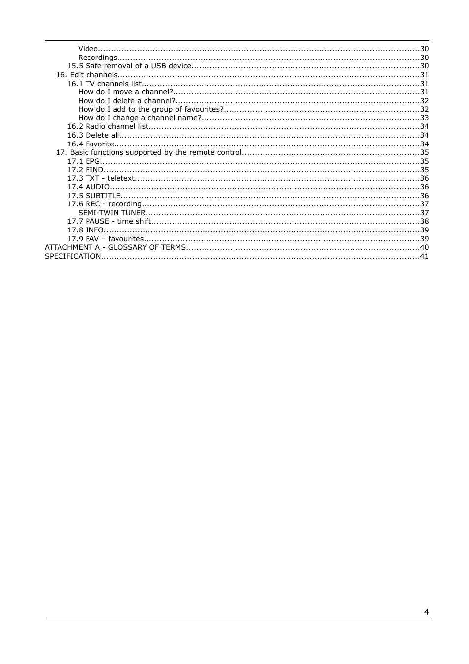 Ferguson Ariva 100 User Manual | Page 4 / 41