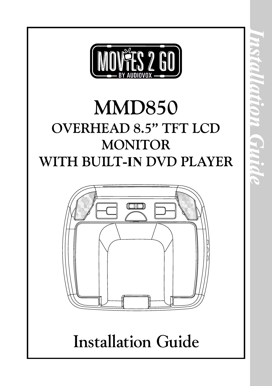 Audiovox MOVIES 2 GO MMD850 User Manual | 8 pages