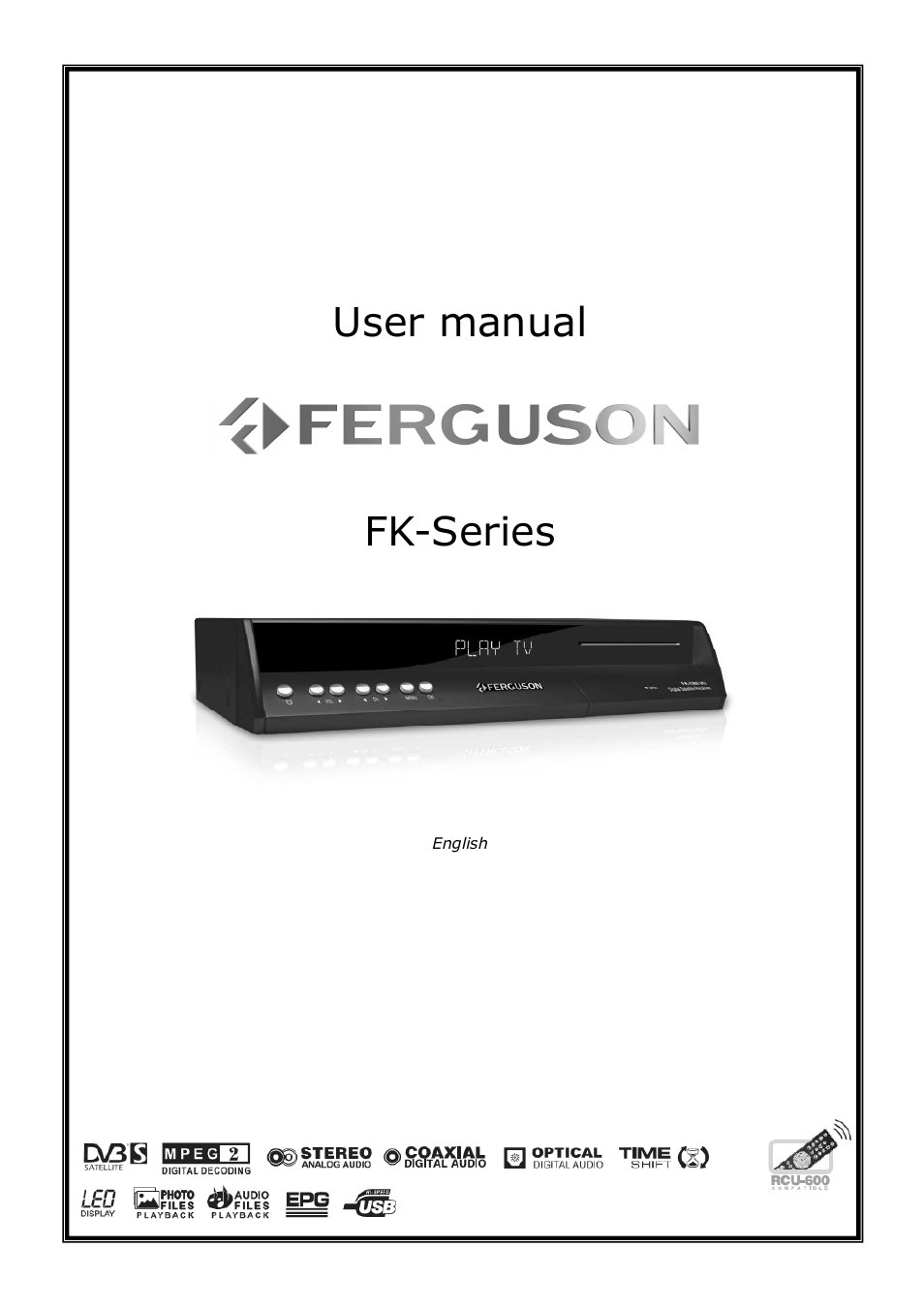 Ferguson FK-7900 UCI User Manual | 28 pages