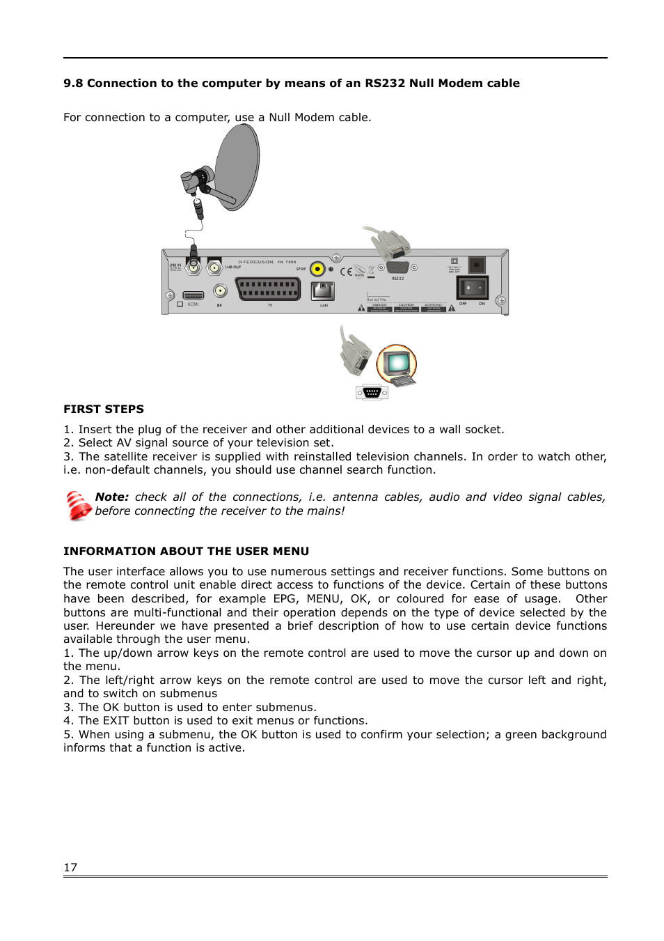 Ferguson FK-7000 User Manual | Page 17 / 44