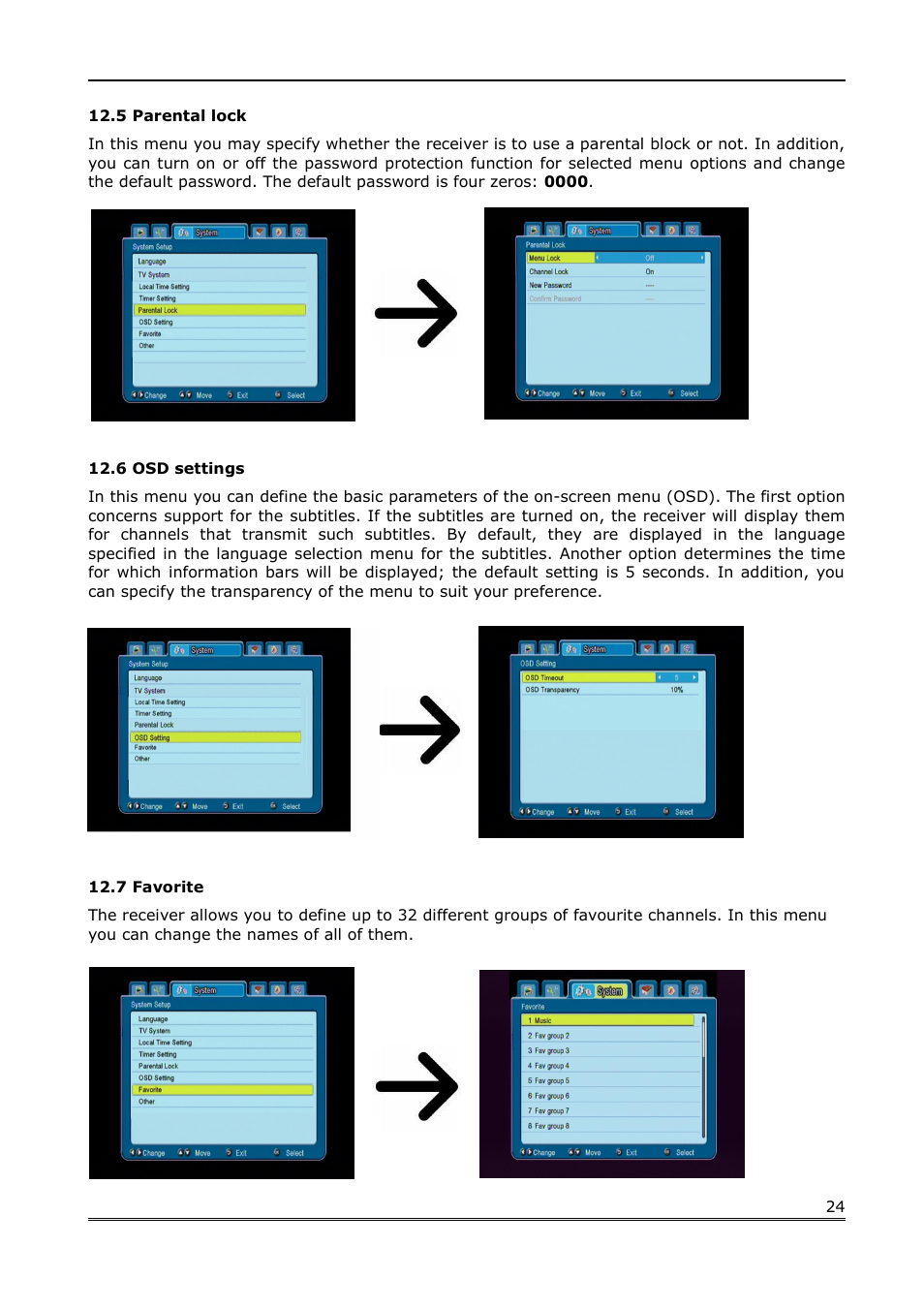 Ferguson FK-7000 User Manual | Page 24 / 44