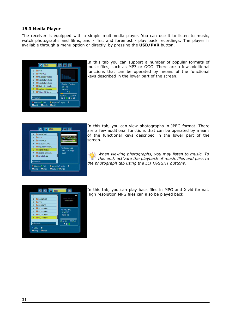 Ferguson FK-7000 User Manual | Page 31 / 44
