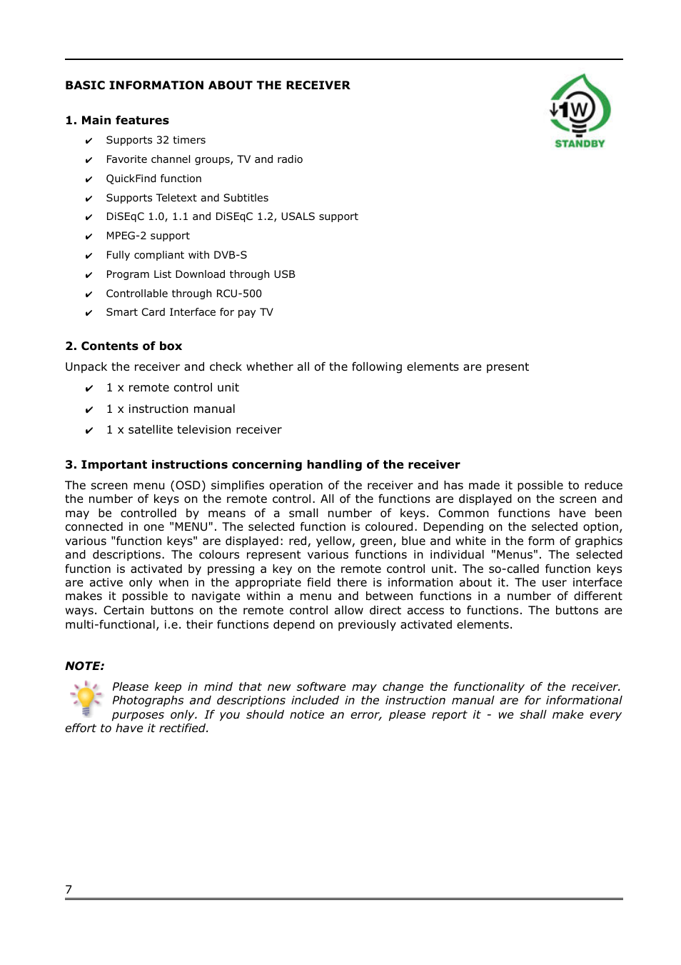 Ferguson FK-7000 User Manual | Page 7 / 44