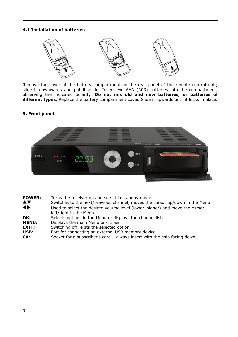 Ferguson FK-7000 User Manual | Page 9 / 44