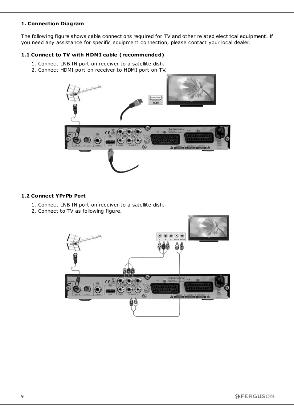 Ferguson FT-8100 HD User Manual | Page 9 / 18