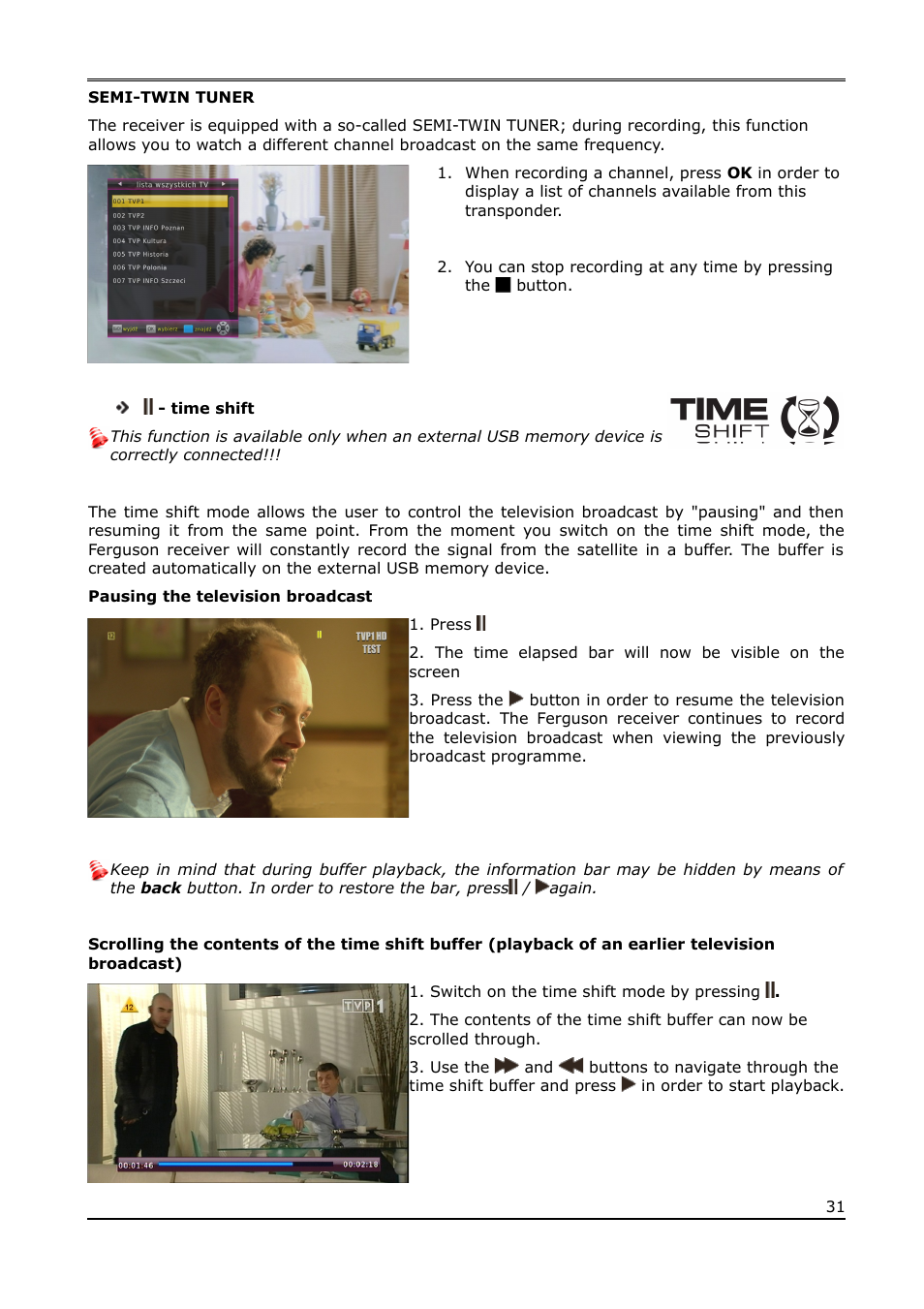 Ferguson Ariva T65mini User Manual | Page 32 / 36