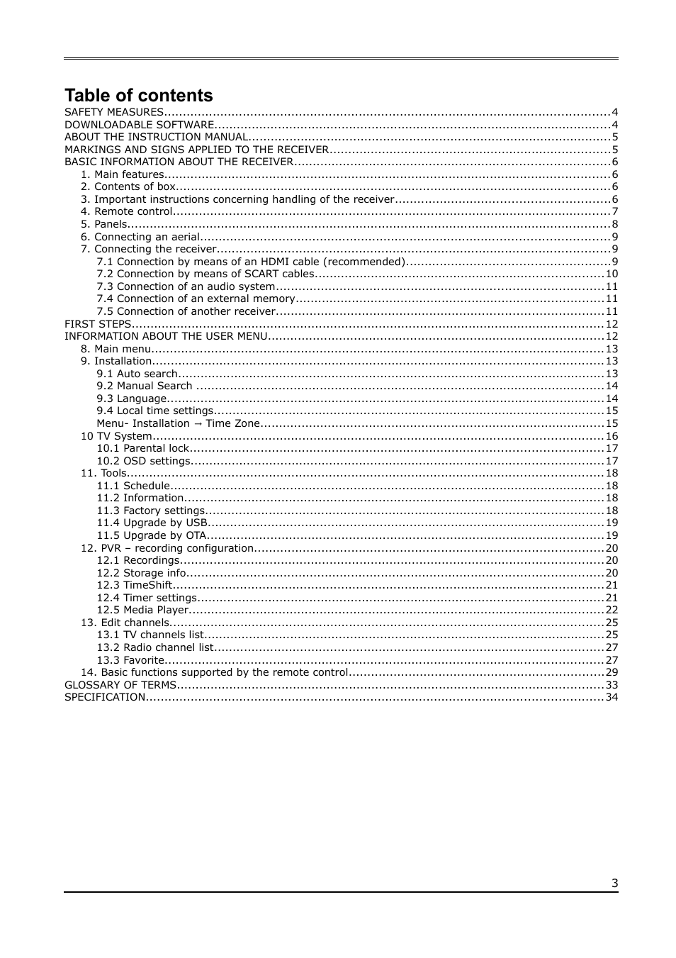 Ferguson Ariva T65mini User Manual | Page 4 / 36