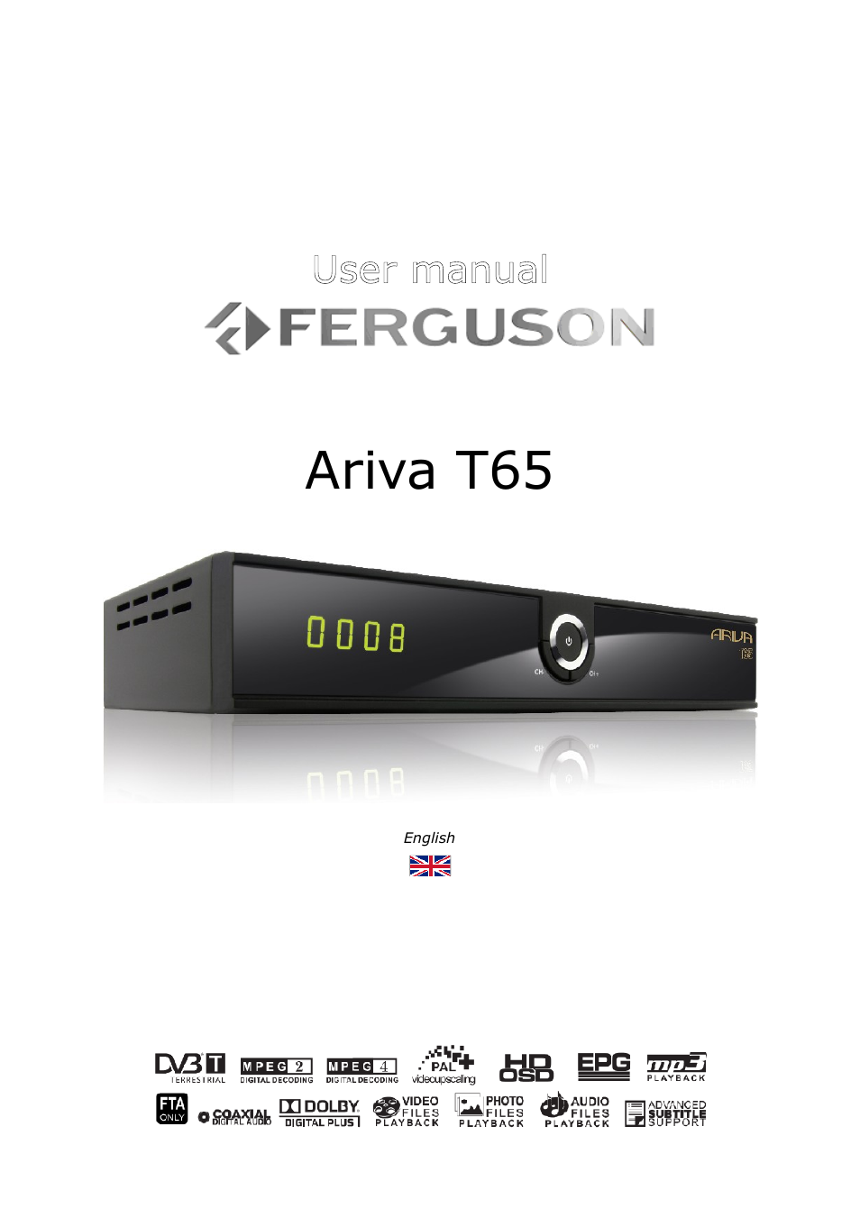Ferguson Ariva T65 User Manual | 36 pages