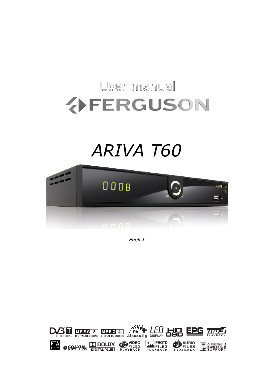Ferguson Ariva T60 User Manual | 35 pages